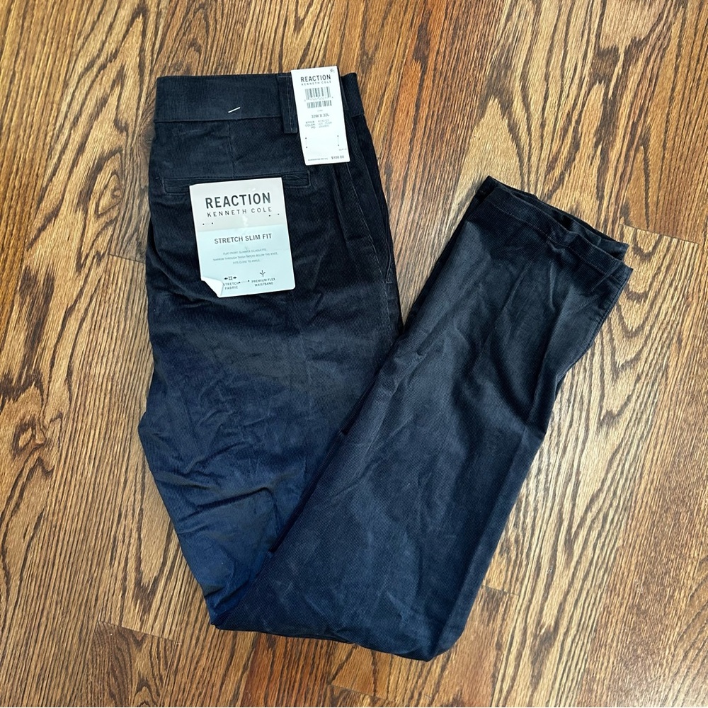 Kenneth Cole Reaction Dusk Stretch Slim Fit Pants, 33 x 32